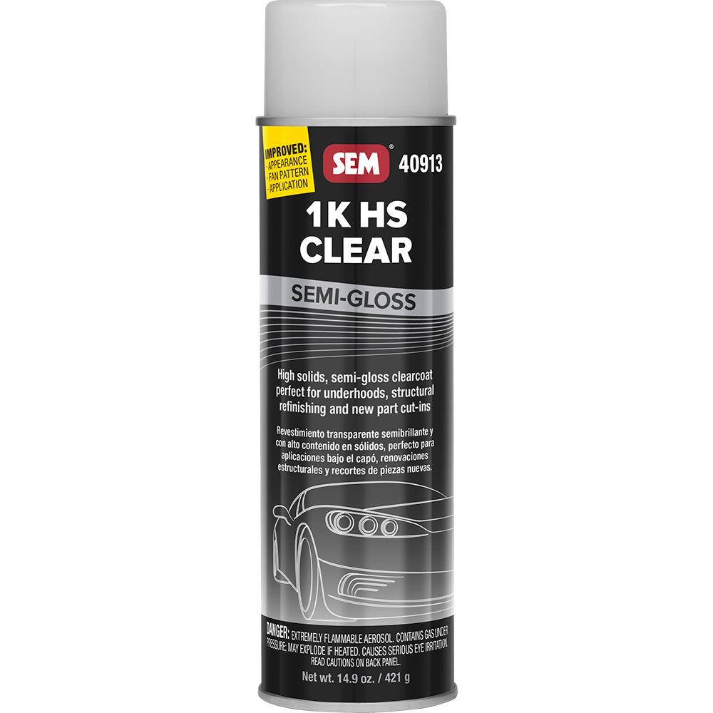 SEM 1K HS Clear - 20oz Aerosol Can - Semi-Gloss Finish - Deckhand Marine Supply