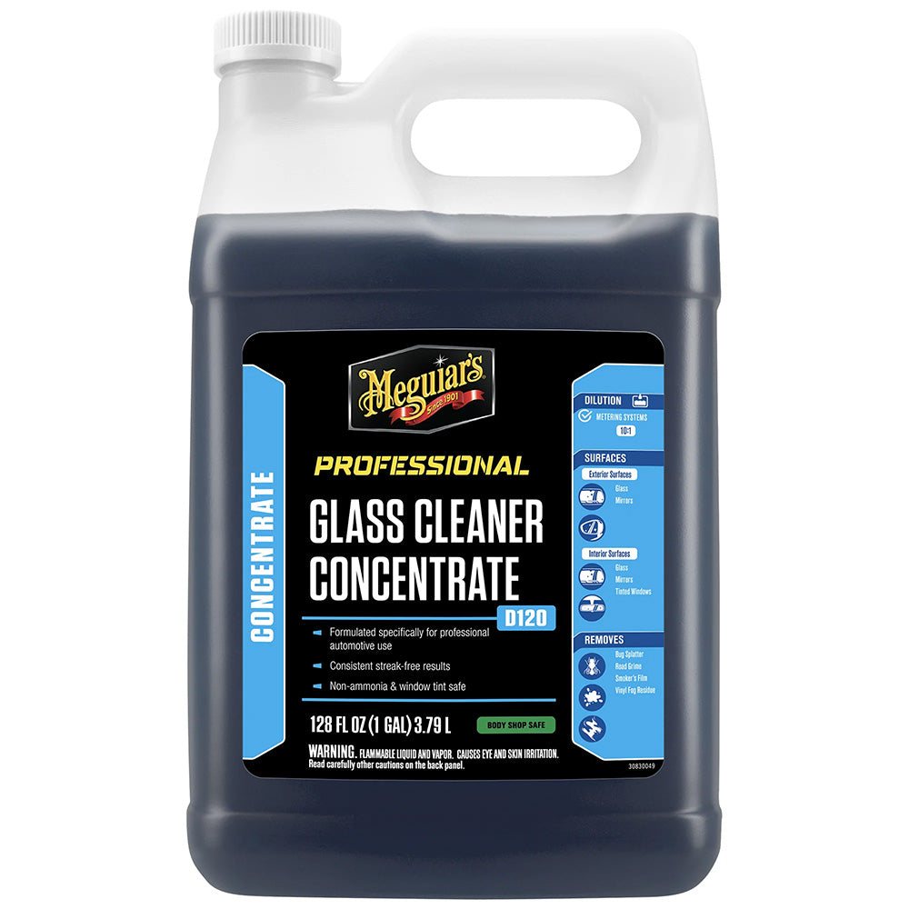 Meguiar's Glass Cleaner Concentrate - 1 Gallon - Deckhand Marine Supply