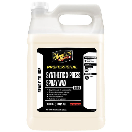 Meguiar's Synthetic X-Press Spray Wax - 1 Gallon - Deckhand Marine Supply
