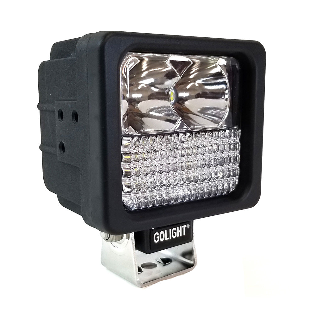Golight GXL LED Hybrid Work Series Light Fixed Mount w/No Remote - 12V - Black - Deckhand Marine Supply
