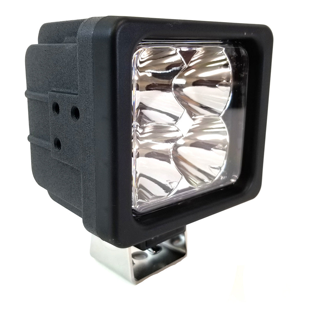 Golight GXL LED Work Light Series Spot Light Fixed Mount w/No Remote - 12V - Black - Deckhand Marine Supply