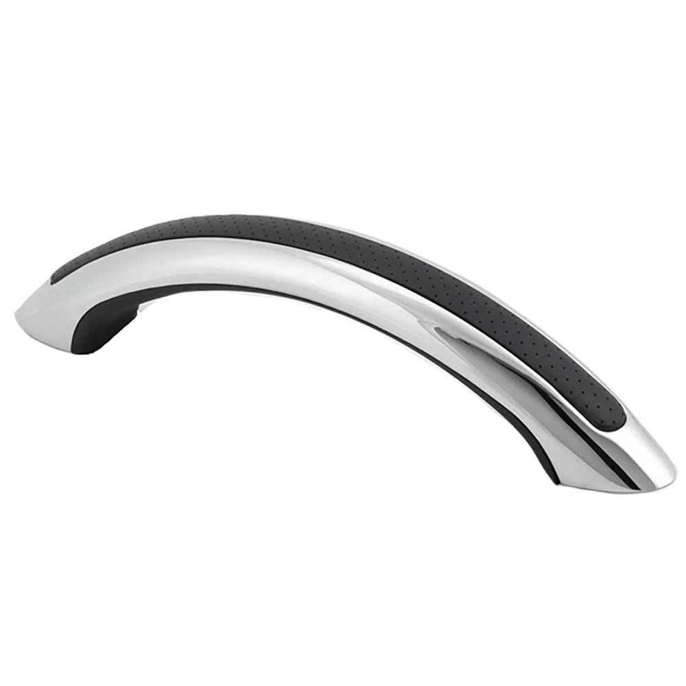 Whitecap 9" Stainless Steel Grab Handle with UV-Resistant Black Vinyl Inlay - Deckhand Marine Supply