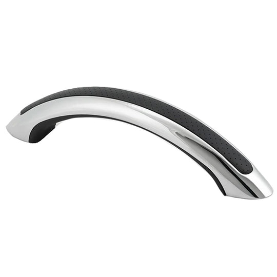 Whitecap 9" Stainless Steel Grab Handle with UV-Resistant Black Vinyl Inlay - Deckhand Marine Supply