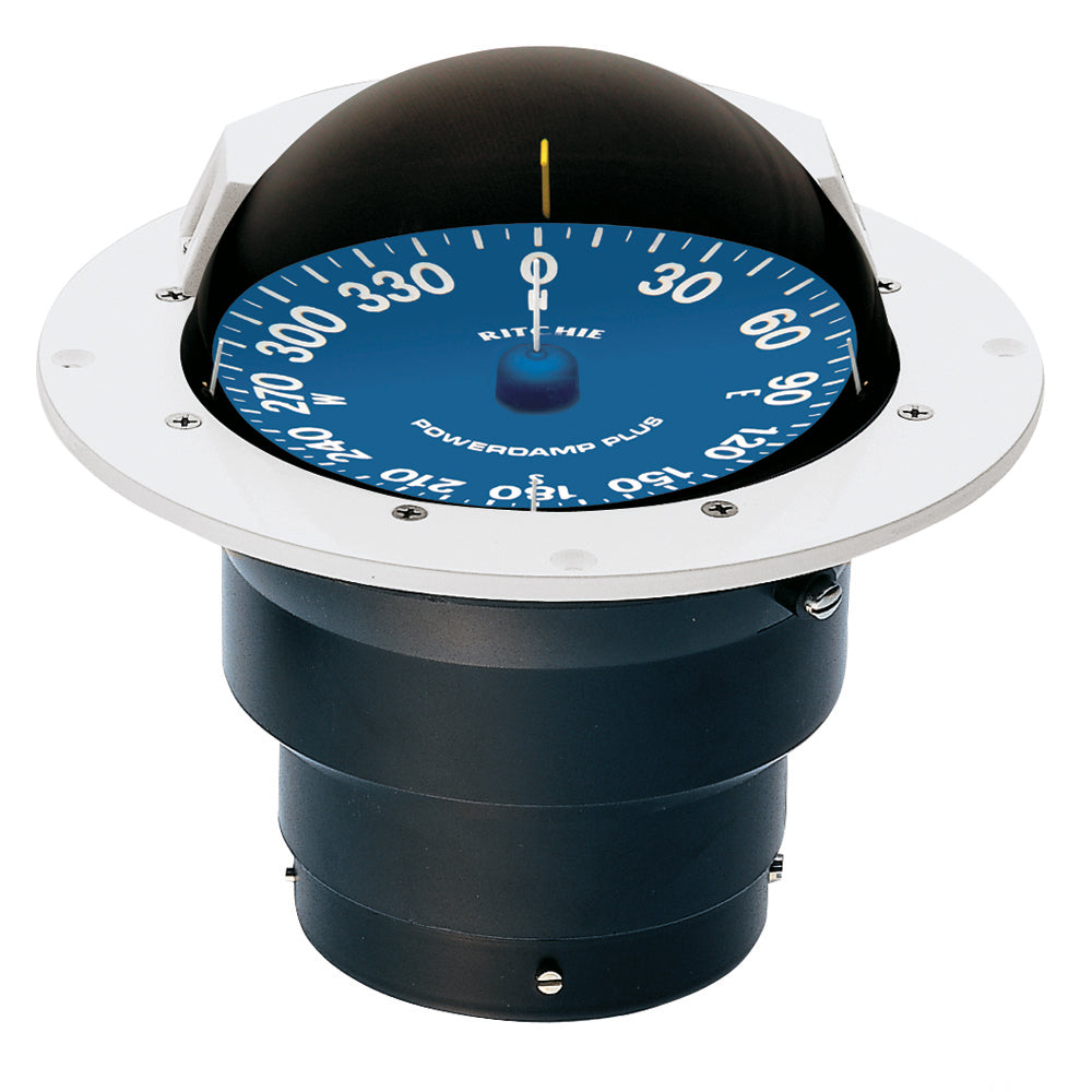 Ritchie SS-5000W SuperSport Compass - Flush Mount - White - Deckhand Marine Supply