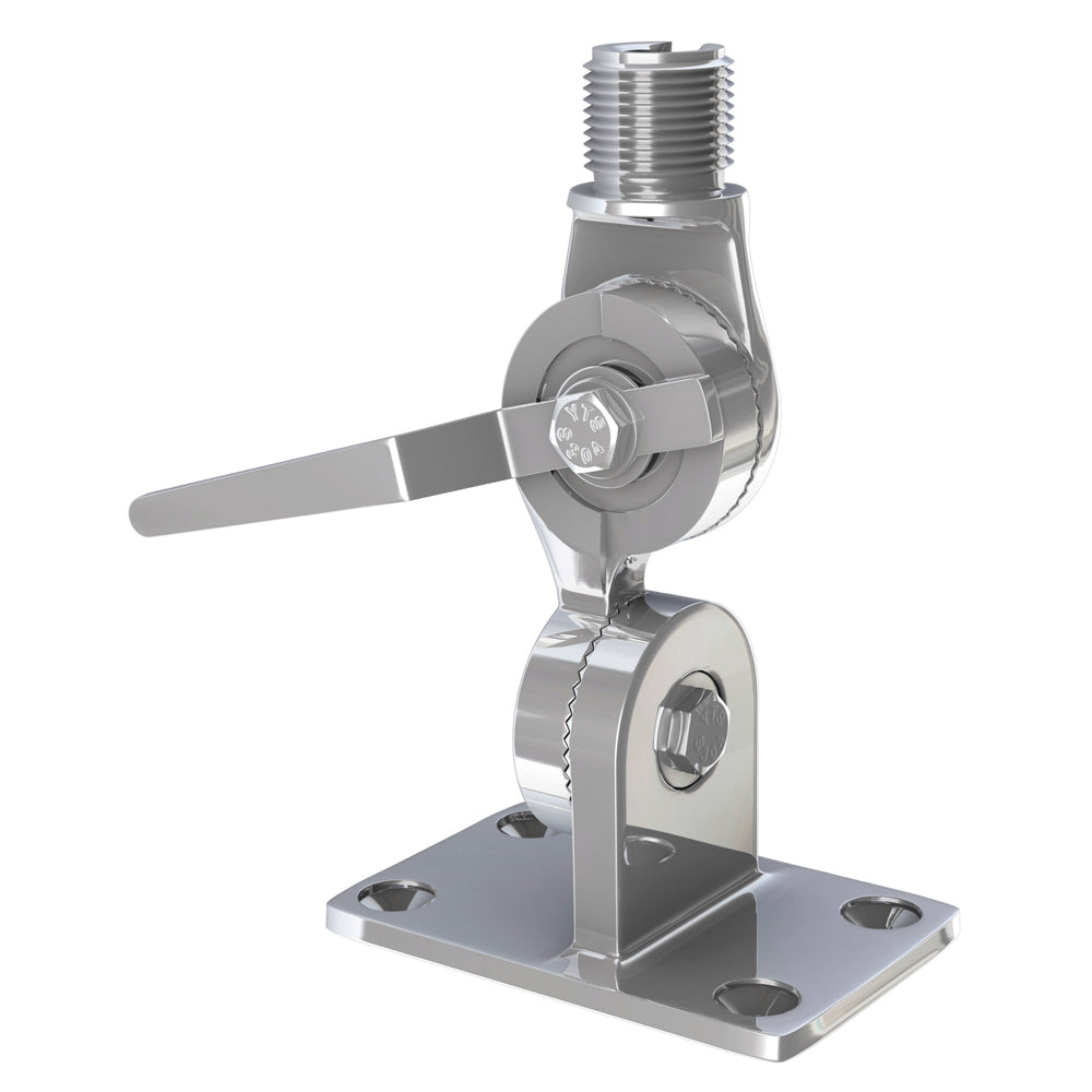 Shakespeare 4187HD Stainless Steel Heavy Duty Ratchet Mount - Deckhand Marine Supply