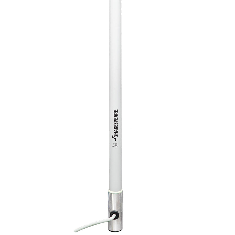 Shakespeare 5120 8' AM / FM Antenna - Deckhand Marine Supply