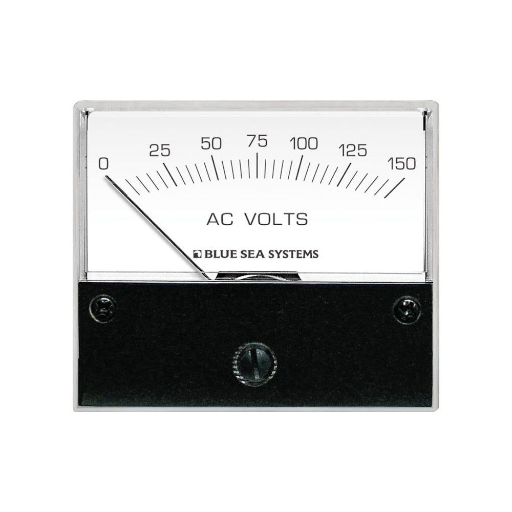 Blue Sea 9353 AC Analog Voltmeter 0-150V AC - Deckhand Marine Supply
