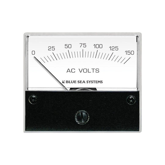 Blue Sea 9353 AC Analog Voltmeter 0-150V AC - Deckhand Marine Supply
