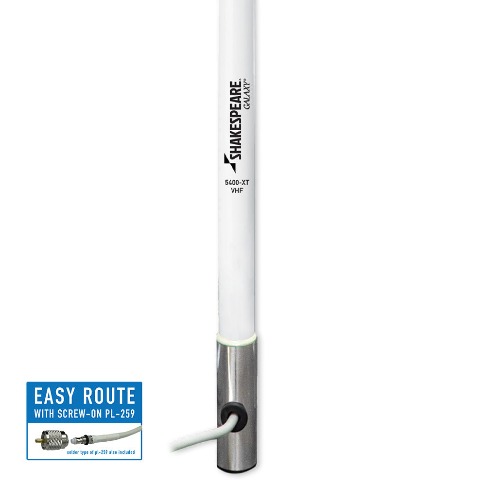 Shakespeare 5400-XT Galaxy 4' VHF Antenna - 3dB Gain - Deckhand Marine Supply