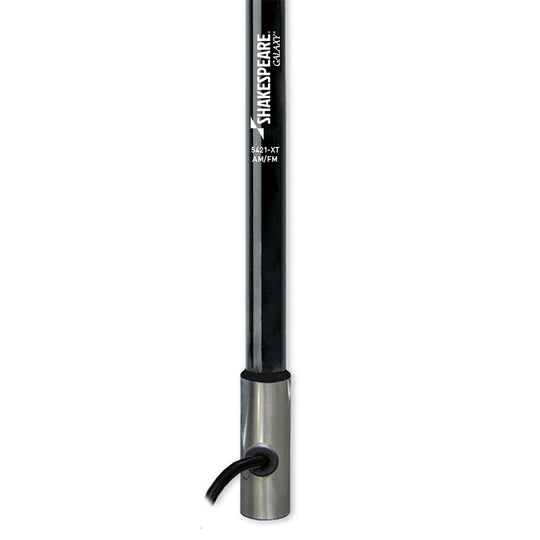 Shakespeare 5421-XT 4 Black AM / FM Antenna - Deckhand Marine Supply