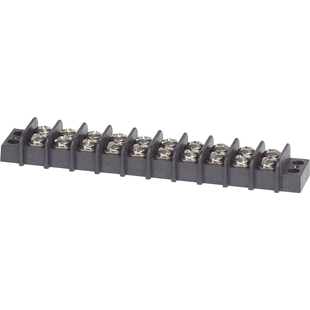 Blue Sea 2410 Terminal Block 20AMP - 10 Circuit - Deckhand Marine Supply