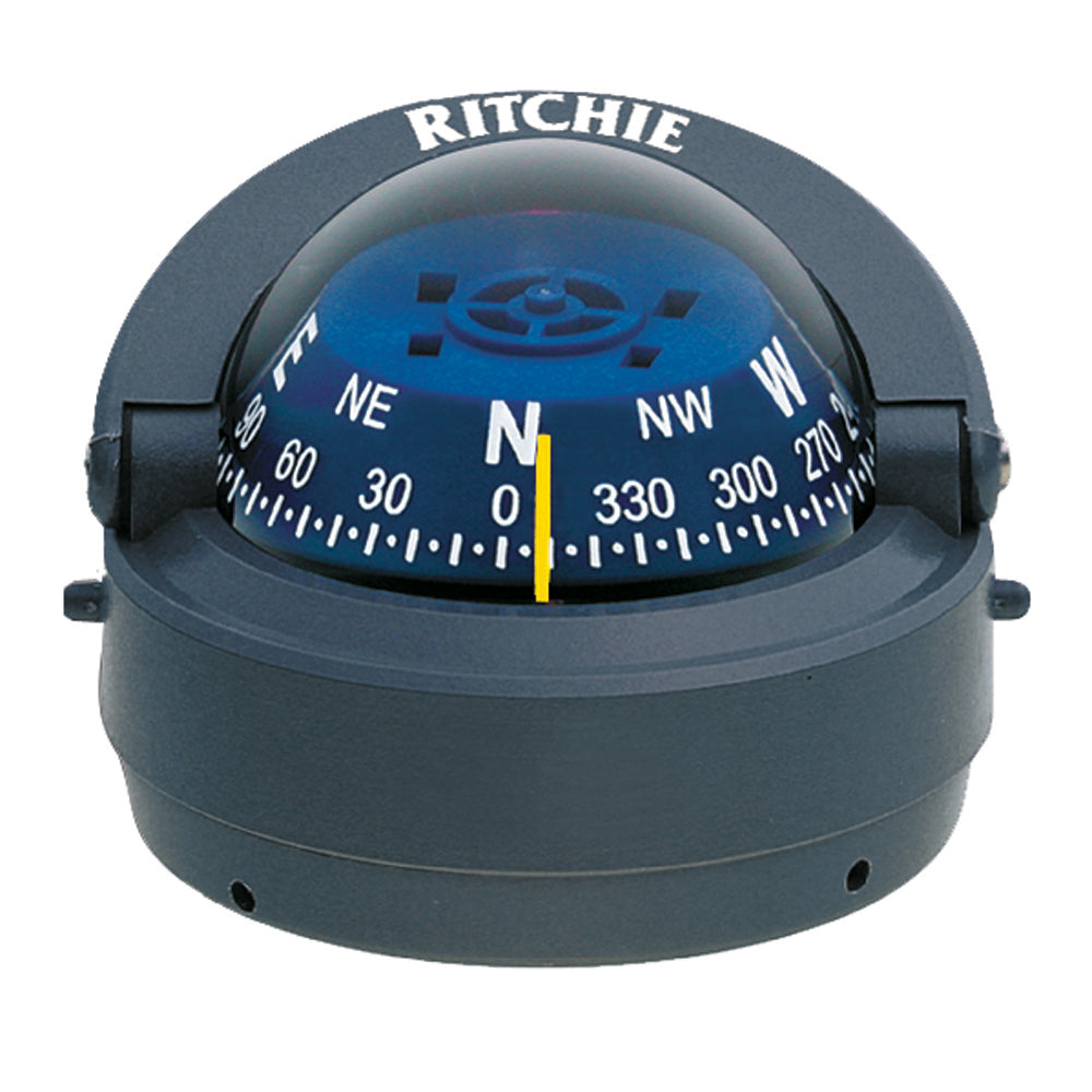 Ritchie S-53G Explorer Compass - Surface Mount - Gray - Deckhand Marine Supply