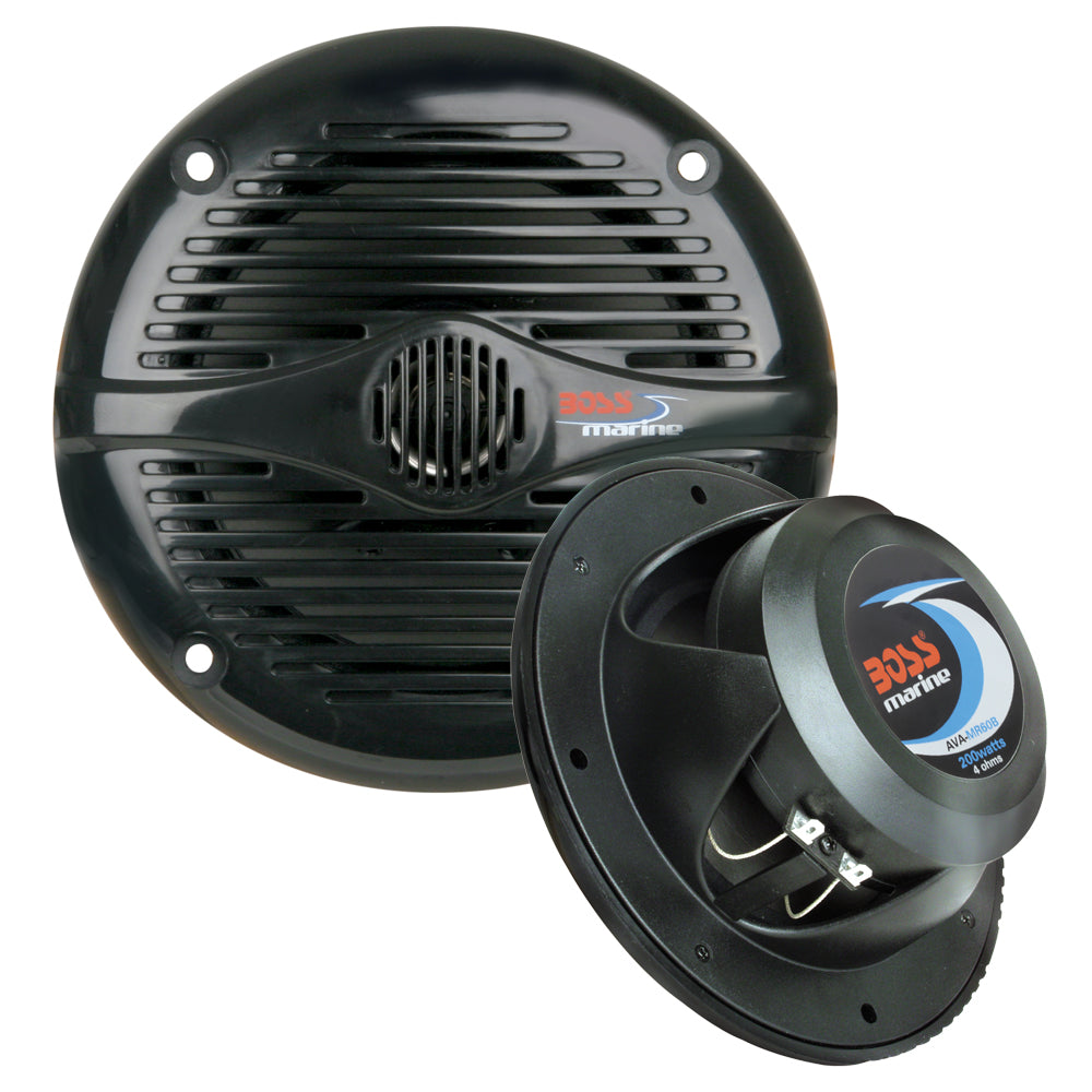 Boss Audio 5.25" MR50B Speakers - Black - 150W - Deckhand Marine Supply