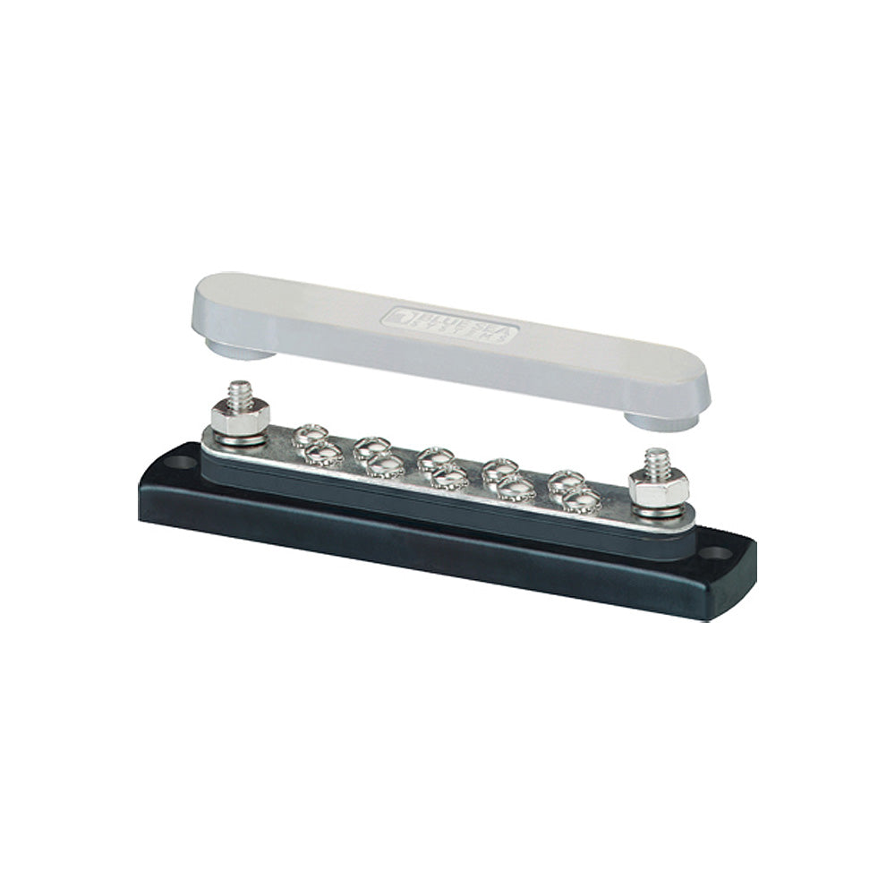 Blue Sea 2300 150AMP Common BusBar 10 x #8-32 Screw Terminal w/Cover - Deckhand Marine Supply