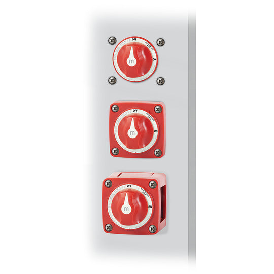 Blue Sea 6010 m-Series (Mini) Battery Switch Dual Circuit - Deckhand Marine Supply