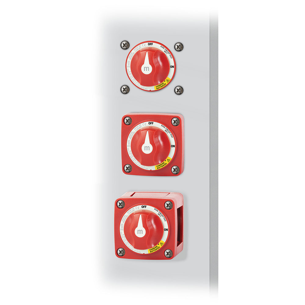 Blue Sea 6011 m-Series (Mini) Battery Switch Dual Circuit Plus - Deckhand Marine Supply