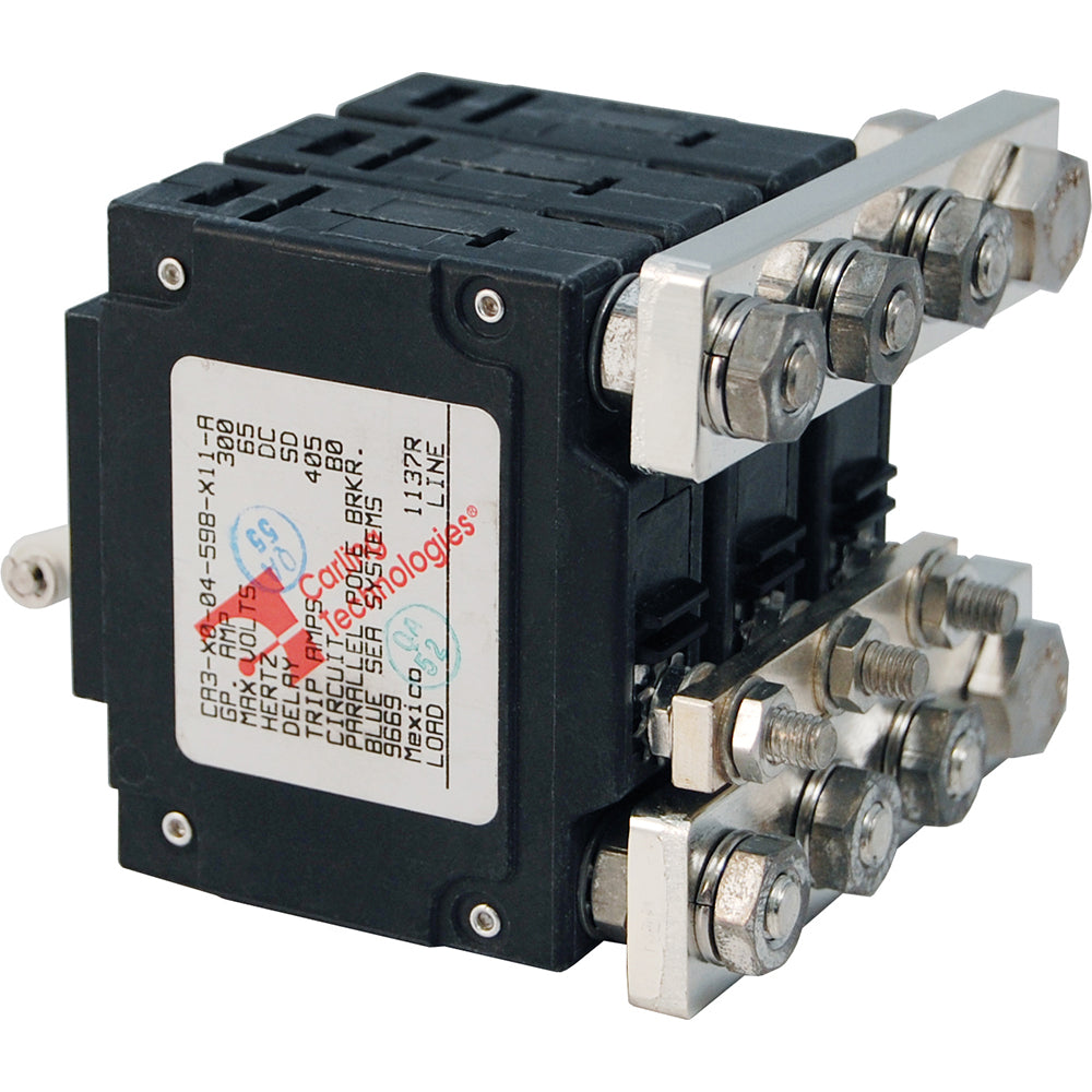 Blue Sea 7271 300A C-Series Triple Pole Toggle DC Circuit Breaker - Deckhand Marine Supply