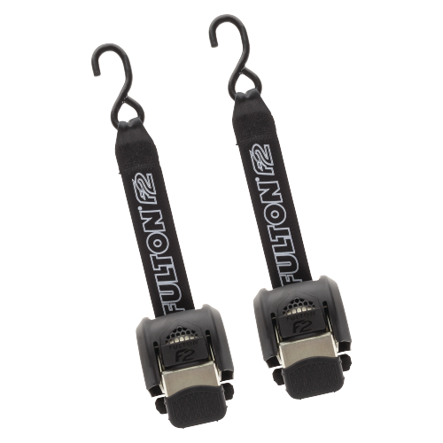 Retractable Transom Tie Downs 2" x 43" (2 Pack) - Deckhand Marine Supply