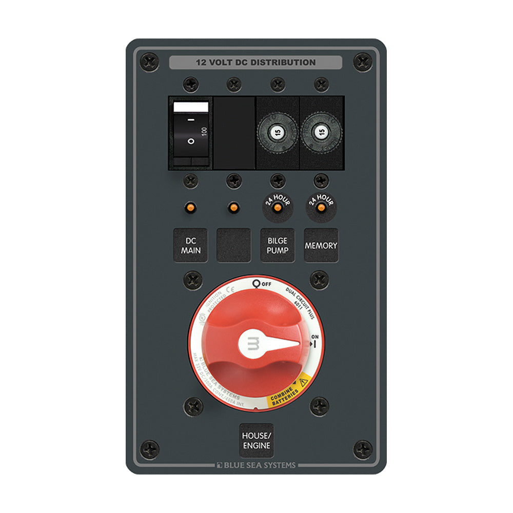 Blue Sea 8686 Dual-Battery m-Series, Dual Circuit Plus - Deckhand Marine Supply