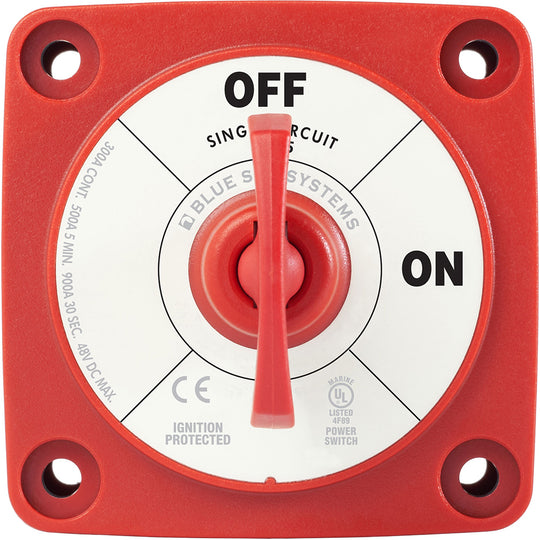 Blue Sea 6005 m-Series (Mini) Battery Switch Single Circuit ON/OFF - Deckhand Marine Supply