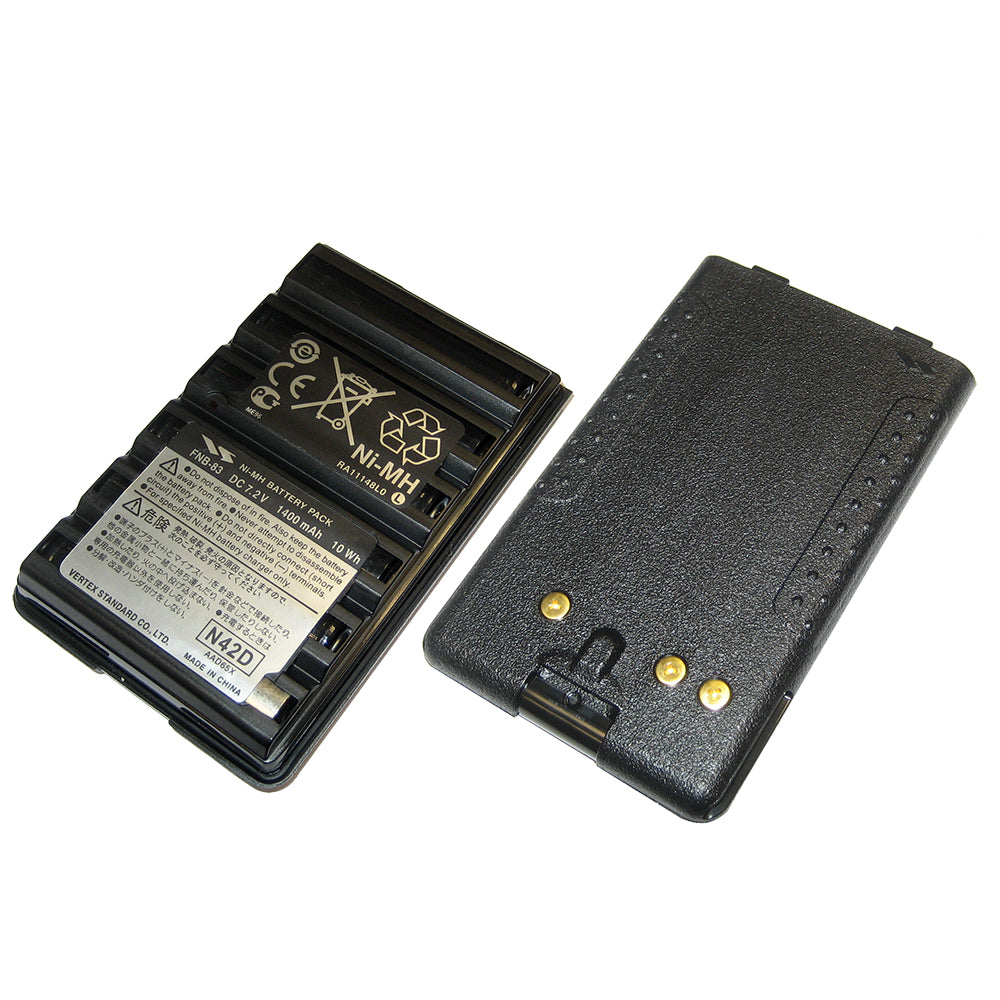 Standard Horizon FNB-83 1400 mAh Ni-MH Replacement Battery - HX370S - Deckhand Marine Supply