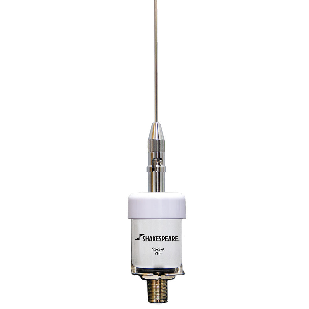 Shakespeare VHF 36in 5242-A SS Whip Low Profile End-Fed Antenna - No Cable - Deckhand Marine Supply