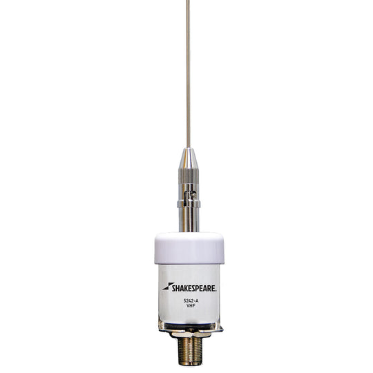 Shakespeare VHF 36in 5242-A SS Whip Low Profile End-Fed Antenna - No Cable - Deckhand Marine Supply