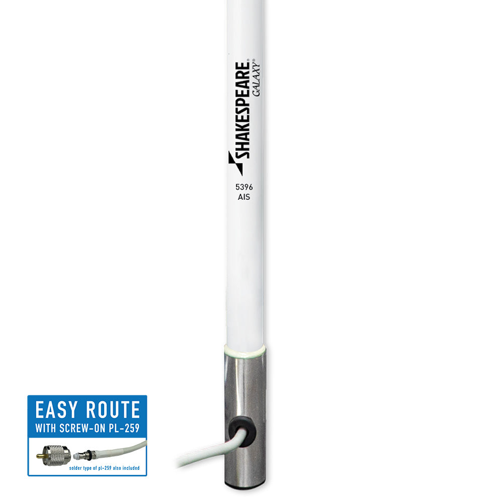 Shakespeare 5396-AIS Galaxy 4' Little Giant - 3dB Gain - Deckhand Marine Supply