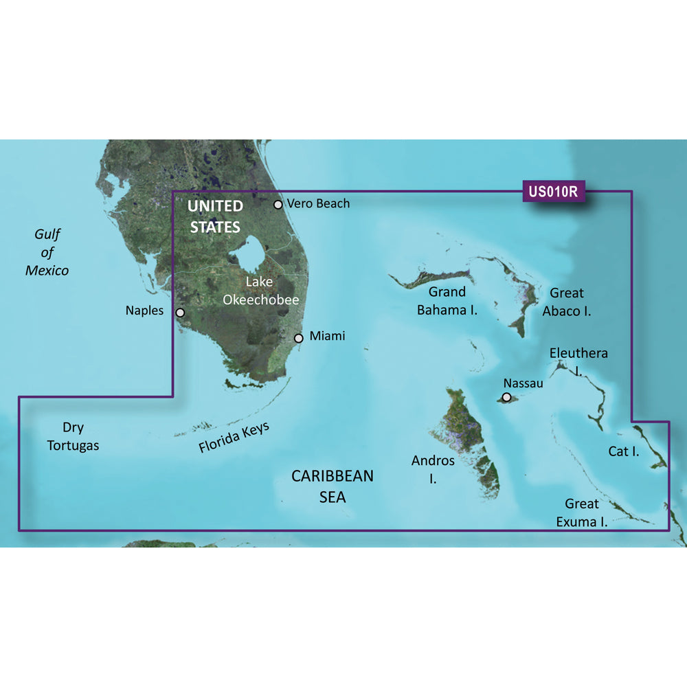 Garmin BlueChart g3 Vision HD - VUS010R - Southeast Florida - microSD/SD - Deckhand Marine Supply
