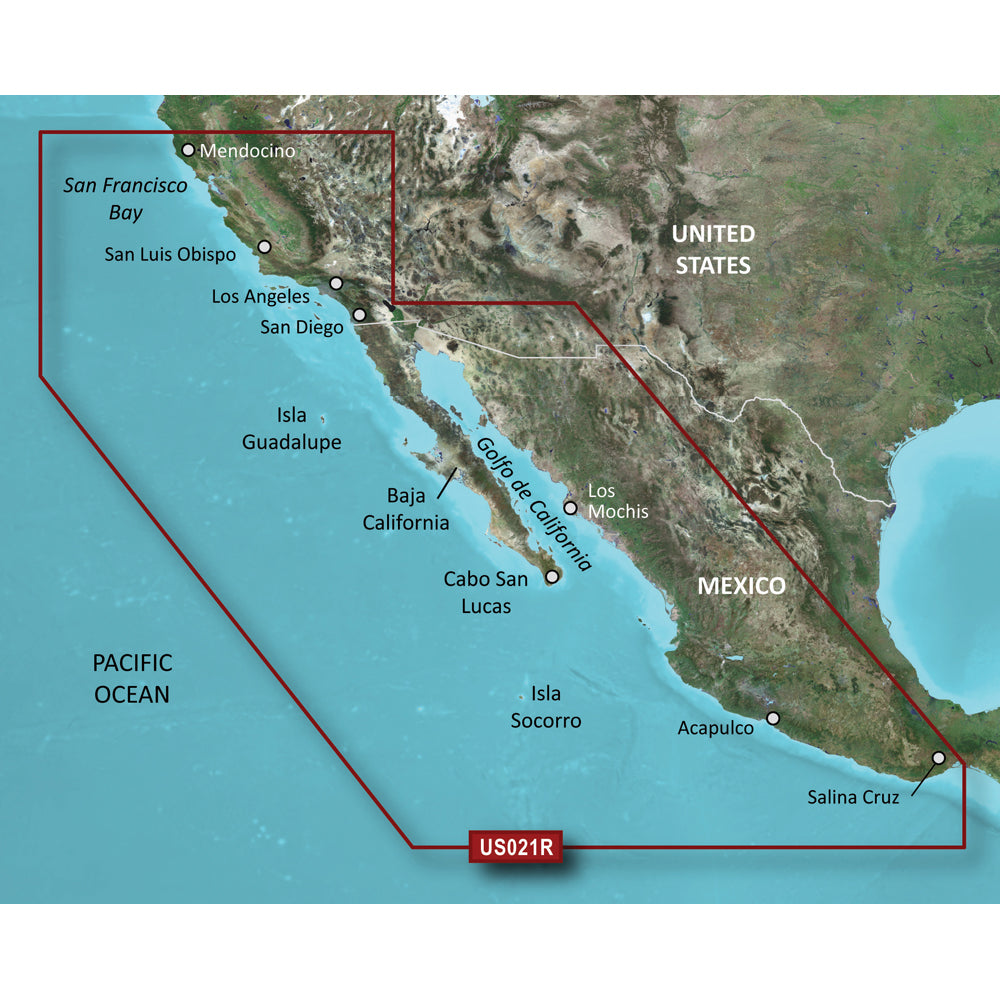 Garmin BlueChart g3 Vision HD - VUS021R - California-Mexico - microSD/SD - Deckhand Marine Supply