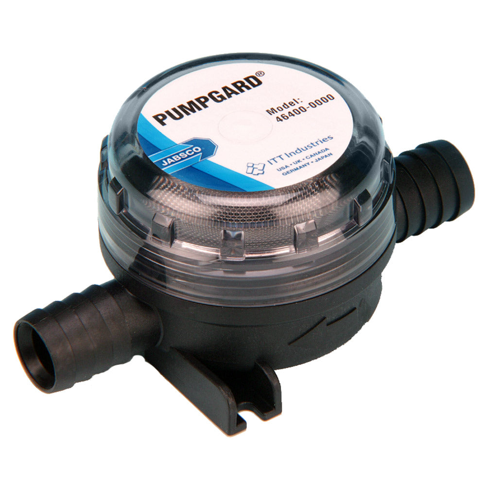 Jabsco Pumpgard In-Line Strainer 3/4" Barb (Low Profile) - Deckhand Marine Supply