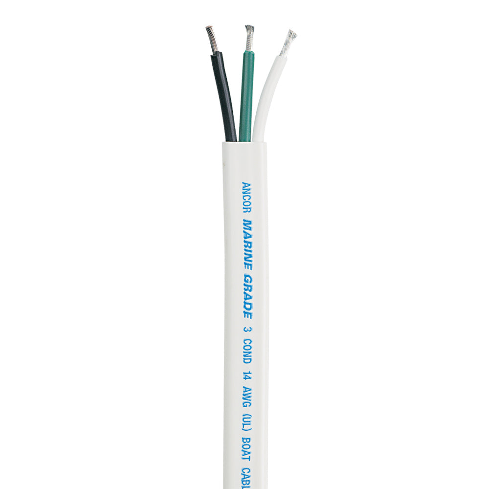Ancor Triplex Cable - 14/3 AWG - 100' - Deckhand Marine Supply
