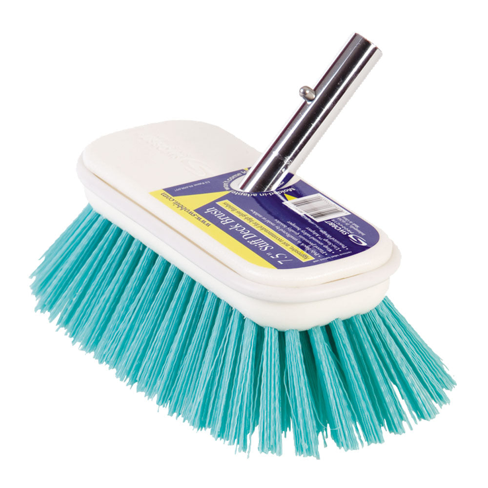 Swobbit 7.5" Stiff Cleaning Brush - Green - Deckhand Marine Supply