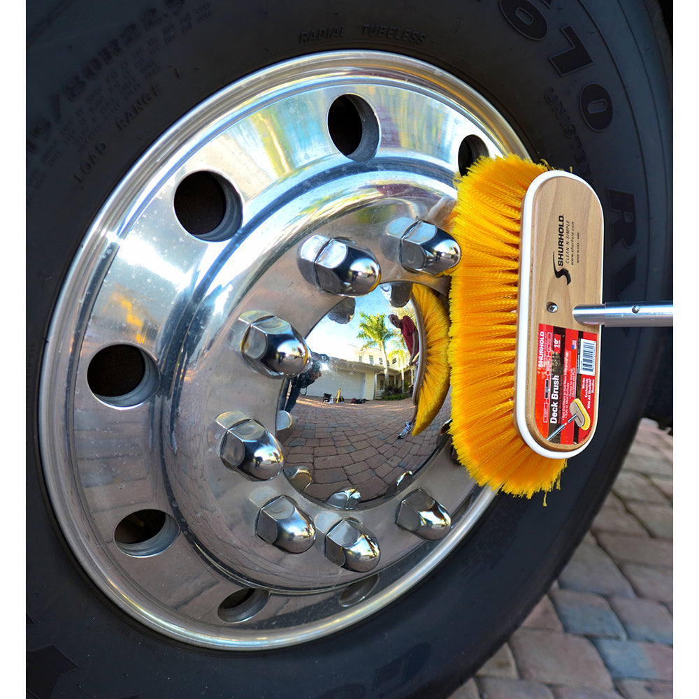 Shurhold 6" Polystyrene Soft Bristles Deck Brush - Deckhand Marine Supply
