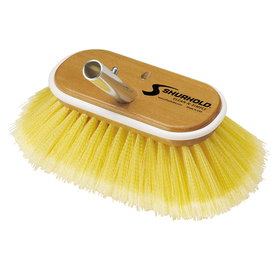 Shurhold 6" Polystyrene Soft Bristles Deck Brush - Deckhand Marine Supply