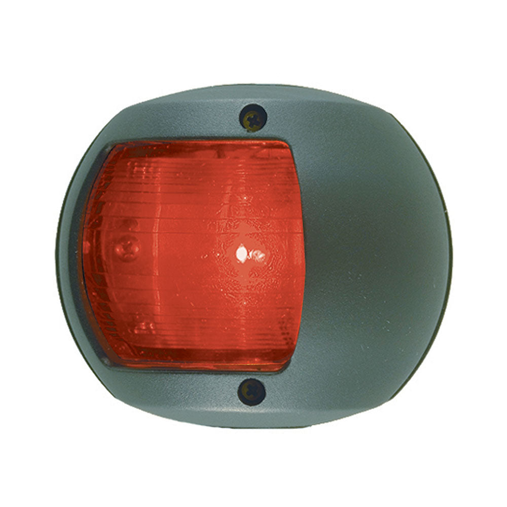 Perko LED Side Light - Red - 12V - Black Plastic Housing - Deckhand Marine Supply