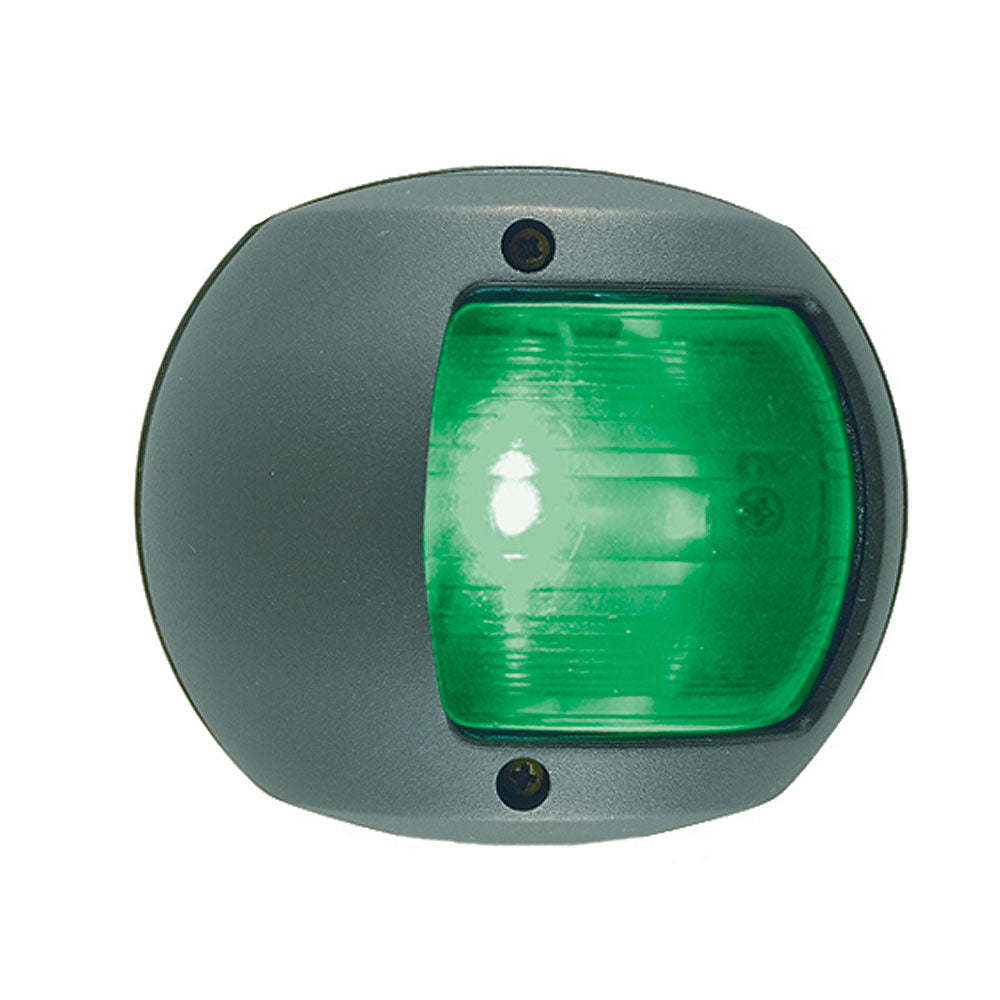 Perko LED Side Light - Green - 12V - Black Plastic Housing - Deckhand Marine Supply