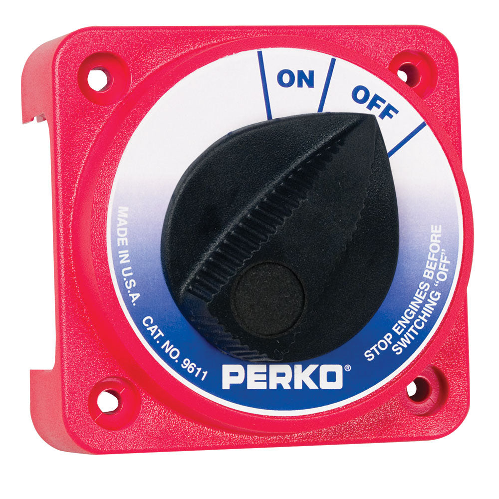 Perko 9611DP Compact Medium Duty Main Battery Disconnect Switch - Deckhand Marine Supply