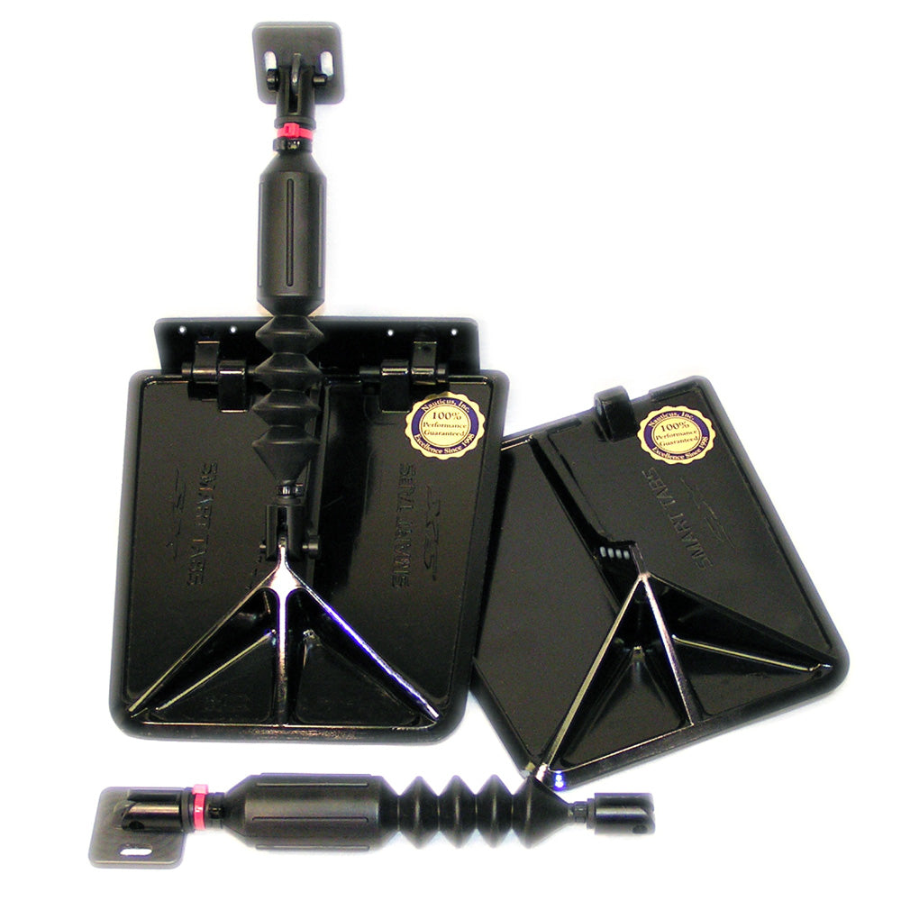 Nauticus SX9510-80 Smart Tab SX Composite Trim Tabs 9.5 x 10 - f/18-20 Boat w/150 - 240HP - Black - Deckhand Marine Supply