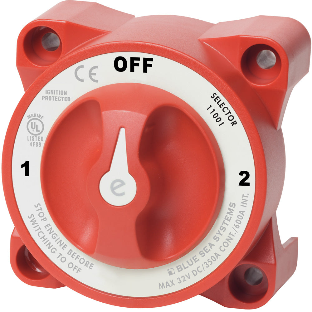 Blue Sea 11001 e-Series Battery Switch w/Alternator Field Disconnect - 3-Position - Deckhand Marine Supply