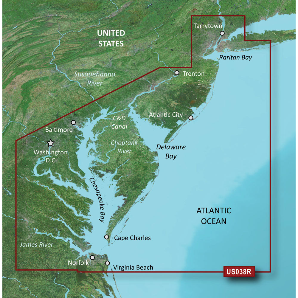 Garmin BlueChart g3 Vision HD - VUS038R - New York - Chesapeake - microSD/SD - Deckhand Marine Supply