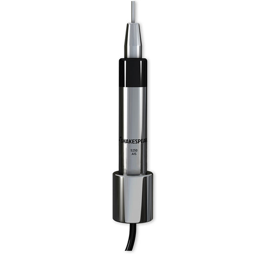 Shakespeare 5250-AIS 36" Low-Profile AIS Stainless Steel Whip Antenna - Deckhand Marine Supply