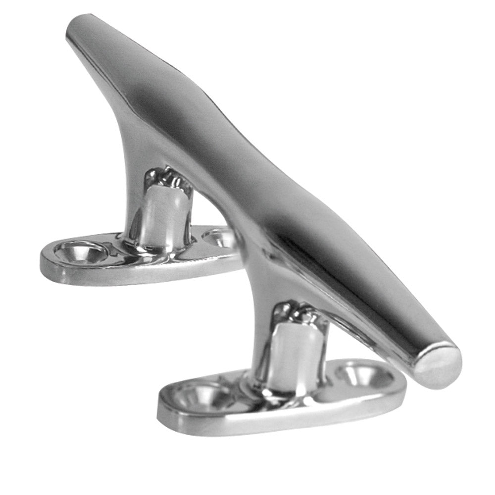 Whitecap Heavy Duty Hollow Base Stainless Steel Cleat - 10" - Deckhand Marine Supply