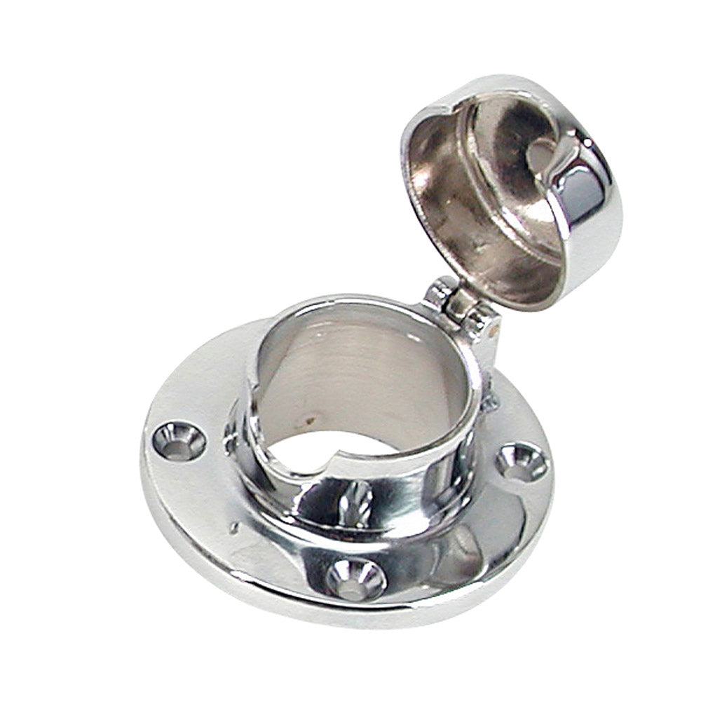 Whitecap Chain & Rope Deck Pipe Hinged 1-1/2" Opening - Deckhand Marine Supply