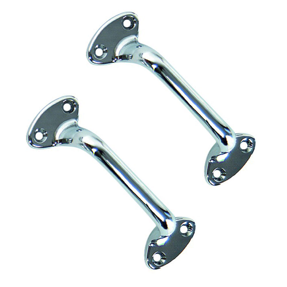 Whitecap Stern Handle 6" Length Chrome Plated - Deckhand Marine Supply