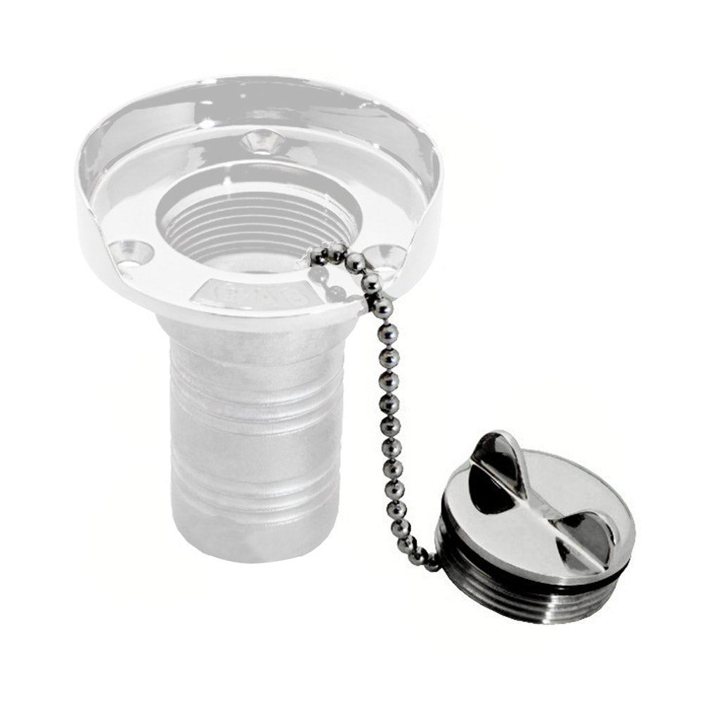 Whitecap Replacement Cap & Chain f/6001 Gas Fill - Deckhand Marine Supply