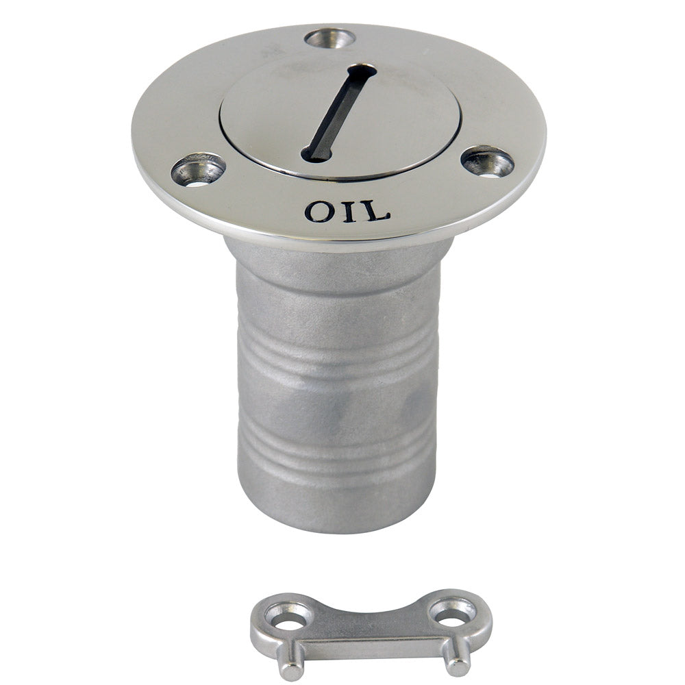 Whitecap Hose Deck Fill - 1-1/2" Hose - Oil - Deckhand Marine Supply