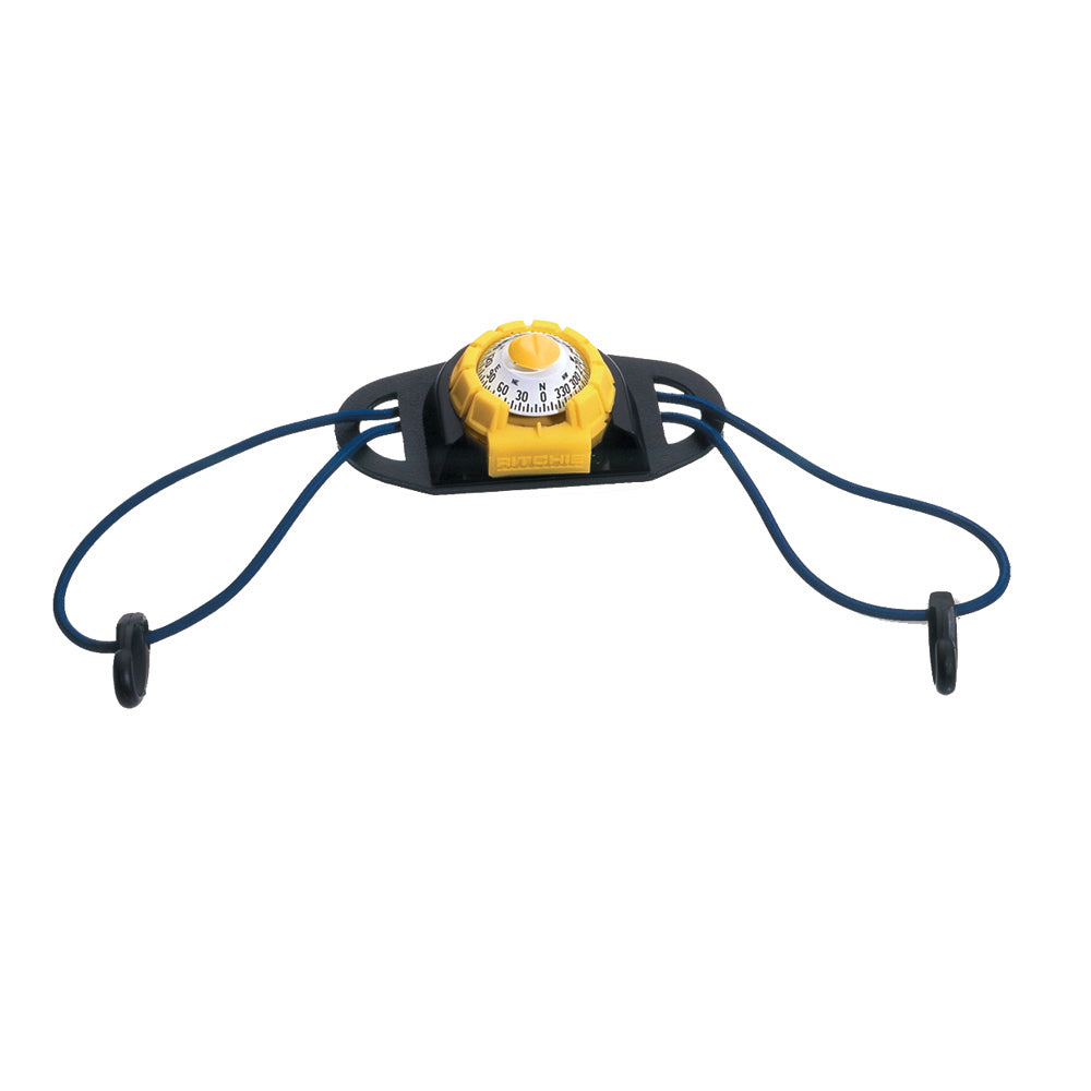 Ritchie X-11Y-TD SportAbout Compass w/Kayak Tie-Down Holder - Yellow/Black - Deckhand Marine Supply