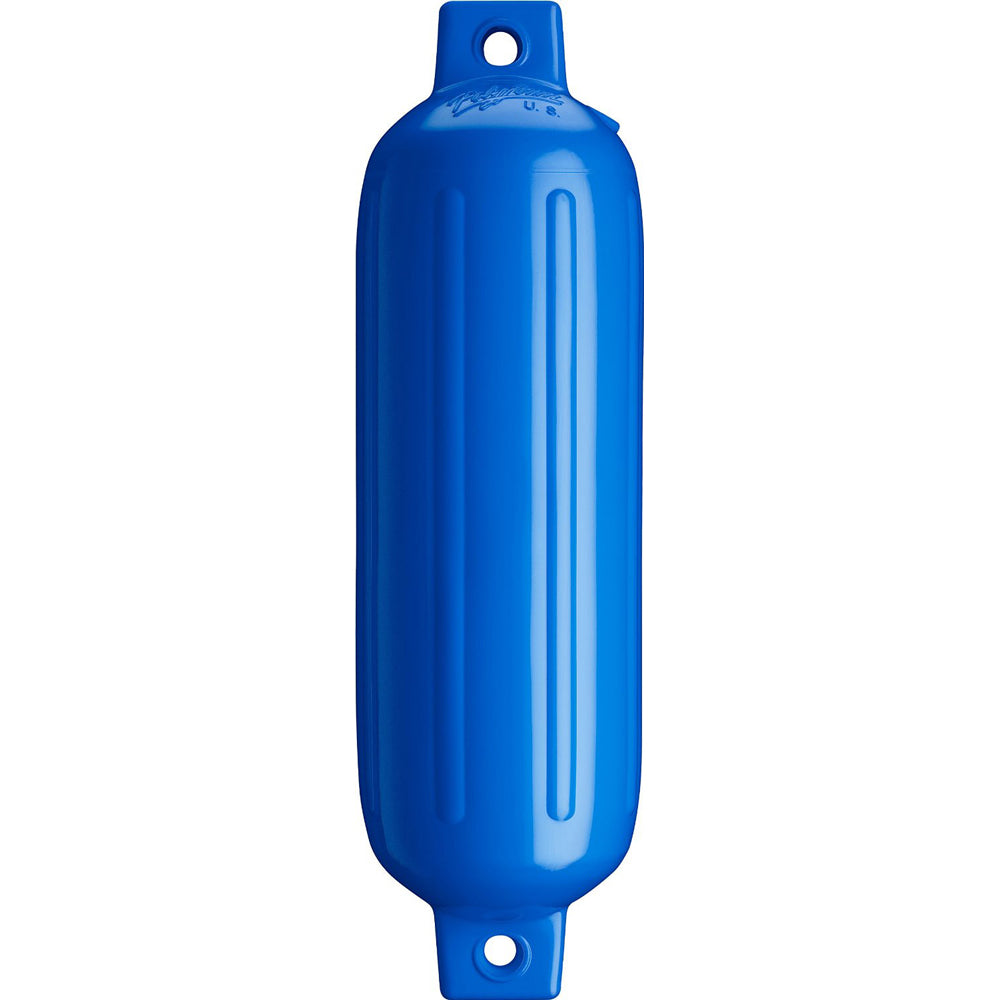 Polyform G-1 Twin Eye Fender 3.5" x 12.8" - Blue - Deckhand Marine Supply