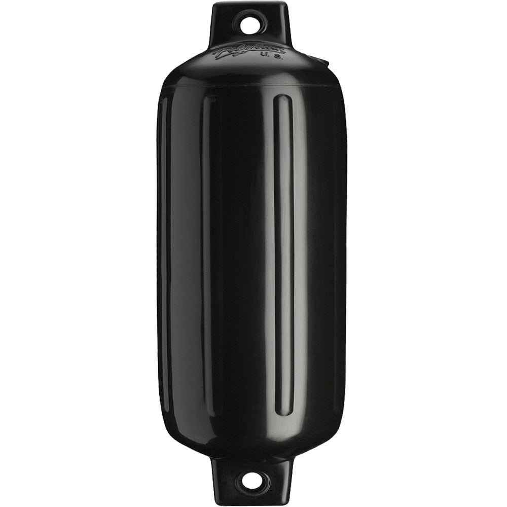 Polyform G-5 Twin Eye Fender 8.8" x 26.8" - Black - Deckhand Marine Supply